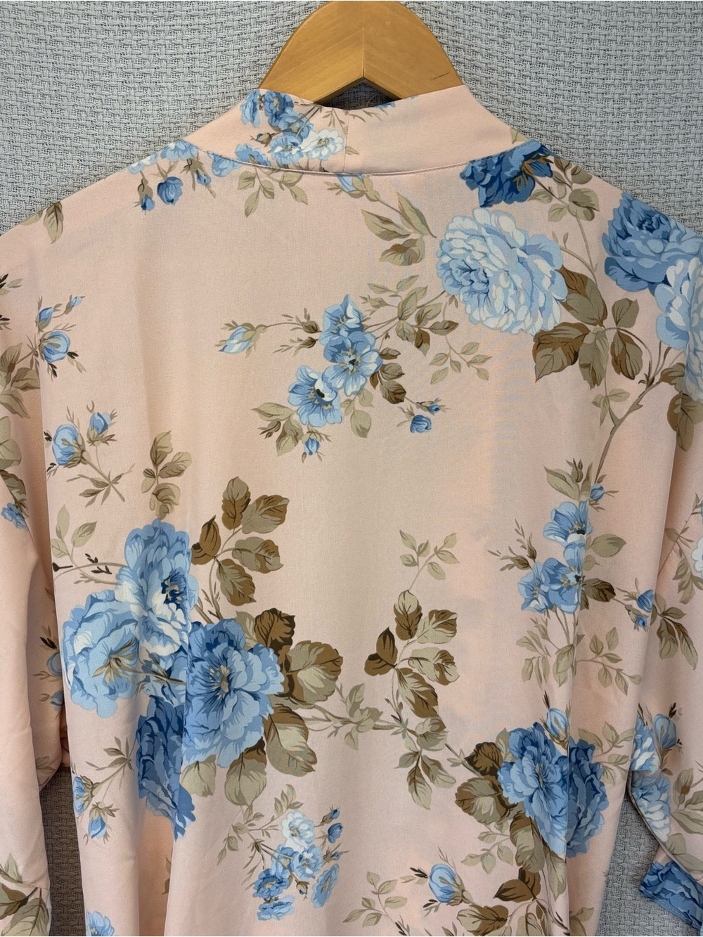 Birdy Grey Kenny Ruffle Tie Robe Floral Le Fleur M/L Bridesmaid Dressing Gown - Picture 8 of 10